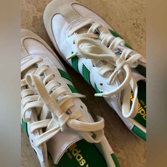 Adidas Sporty & Rich Sambas low top sneakers white green size 6 men’s women’s 7 - Picture 9 of 16